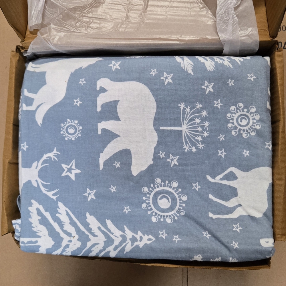 Melanni Lightweight Flannel Sheet Set  100% Organic Cotton- Twin - Picture 2 of 7